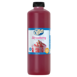 Edlyn Strawberry Flavoured Topping 1LT